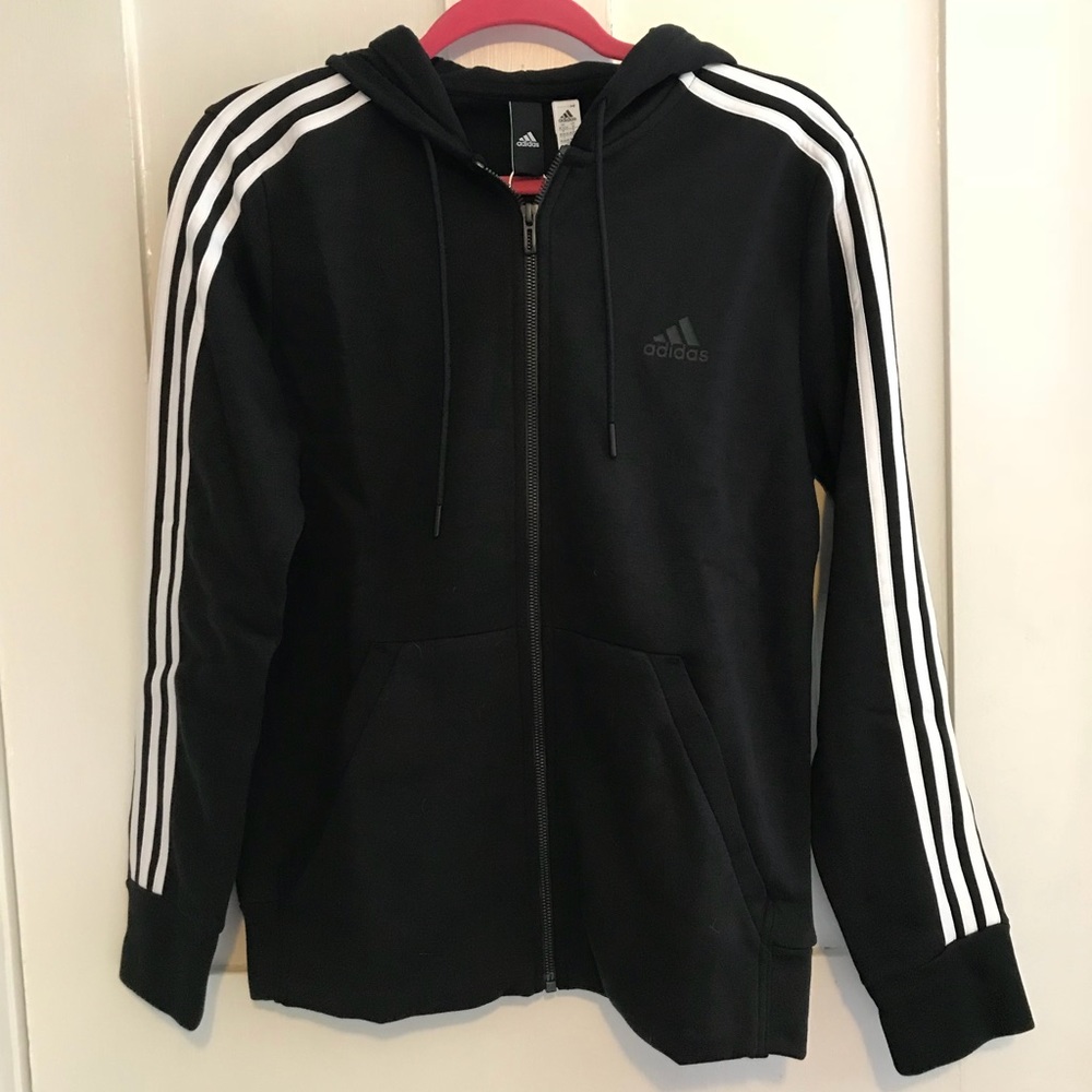 NWT adidas zip up hoodie